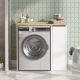 HANAH HOME Ormar za kupatilo Sa1-Wk, bela/krem - 956LCS2902