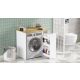HANAH HOME Ormar za kupatilo Sa1-Wk, bela/krem - 956LCS2902