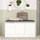 HANAH HOME Cipelarnik MR2 - W, bela - 956LCS3403
