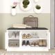 HANAH HOME Cipelarnik MR2 - W, bela - 956LCS3403
