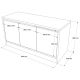 HANAH HOME Cipelarnik MR2 - W, bela - 956LCS3403