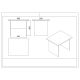HANAH HOME Set kancelarijskog nameštaja Vo17-Ba, braon - EP3057593