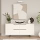 HANAH HOME Komoda On3-W, bela - 956LCS3441