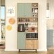 HANAH HOME Kuhinjska komoda RE6-SY, braon/zelena - EP3057617
