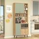 HANAH HOME Kuhinjska komoda RE6-SY, braon/zelena - EP3057617