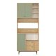 HANAH HOME Kuhinjska komoda RE6-SY, braon/zelena - EP3057617