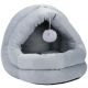 PET COMFORT Krevet za mačke sa visećom lopticom Sivi 42 × 40 × 38 cm - EP3174572