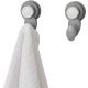 TENDANCE Samolepljiva kukica 4.2x4.5x8.8cm, siva/bela - 9705180