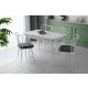 HANAH HOME Trpezarijski sto Ay 1183, bela/siva - 974NMB1143
