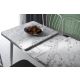 HANAH HOME Trpezarijski sto Ay 1183, bela/siva - 974NMB1143