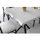 HANAH HOME Trpezarijski sto Safir 1461, crna/bela - 974NMB1159
