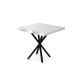 HANAH HOME Trpezarijski sto Safir 1461, crna/bela - 974NMB1159