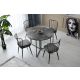 HANAH HOME Trpezarijski sto Yaprak 1202, crna - 974NMB1163