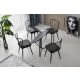 HANAH HOME Trpezarijski sto Yaprak 1202, crna - 974NMB1163
