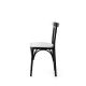 HANAH HOME Set trpezarijskih stolica Ekol 4/1, crna/bela - 974NMB1176