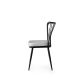 HANAH HOME Set trpezarijskih stolica Ilidiz  4/1, crna/bela - 974NMB1184