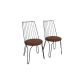 HANAH HOME Set trpezarijskih stolica Ada 2/1, braon - 974NMB1191