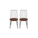 HANAH HOME Set trpezarijskih stolica Ada 2/1, braon - 974NMB1191
