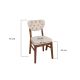 HANAH HOME Set trpezarijskih stolica Elma 2/1 760 V2, braon/bež - EP3057626