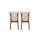HANAH HOME Set trpezarijskih stolica Elma 2/1 760 V2, braon/bež - EP3057626