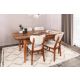 HANAH HOME Set trpezarijskih stolica Elma 2/1 760 V2, braon/bež - EP3057626