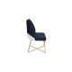 HANAH HOME Set trpezarijskih stolica Madrid 2/1, teget - 974NMB1204