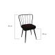 HANAH HOME Set trpezarijskih stolica 2/1 Yildiz 943 V2, crna - 974NMB1210