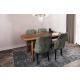 HANAH HOME Rasklopivi trpezarijski sto Retro 1191, braon - 974NMB1511