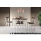 HANAH HOME Trpezarijski sto Dolunay, braon/bela - 974NMB1522
