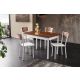 HANAH HOME Trpezarijski sto Polo, braon/bela - 974NMB1529