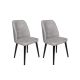 HANAH HOME Set trpezarijskih stolica 2/1 Dallas-524, siva/crna - 974NMB1655