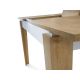 HANAH HOME Trpezarijski produživi sto Cunda - 2982, bela/braon - EP3057716
