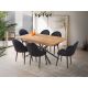 HANAH HOME Trpezarijski produživi sto Falcon - 2961, braon/crna - EP3057722