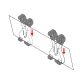 LAMPA ACCESSORIES Nosač tablice 2kom - 98084