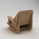 HANAH HOME Fotelja Stylish, braon/maslinasta - EP3057737