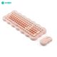 Combo mis i tastatura Coteci OF-056 roze - 224455