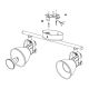 EGLO Spot Seras 1 GU10 2X3W 3000K, toplo bela - 98394