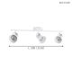 EGLO Spot Seras 1 GU10 3X3W 3000K, toplo bela - 98395