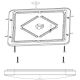 EGLO Plafonjera Frania-S LED 50W 3000K, toplo bela - 98449