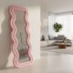HANAH HOME Dekorativno ogledalo Mundo Oval, roze - EP3132547