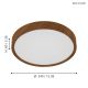 EGLO Plafonjera Musurita LED 14,6W 3000K, toplo bela - 98601-1