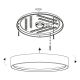 EGLO Plafonjera Musurita LED 33W 3000K, toplo bela - 98604-1