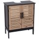 TENDANCE Podni element za umivaonik 60x30x70cm Bergen, crna/braon - 9900763