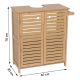 TENDANCE Podni element za umivaonik 60x30x70cm Trinidad, braon - 9900764