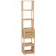 TENDANCE Kupatilska polica 38.5x30x170cm Trinidad, braon - 9901764