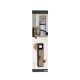 TENDANCE Držač toalet papira sa ostavom 18x18x75cm Bergen, crna/braon - 9912763