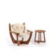 HANAH HOME Baštenski set fotelja i sto Relax, braon/bež - 991DVN1803