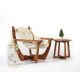 HANAH HOME Baštenski set fotelja i sto Relax, braon/bež - 991DVN1803