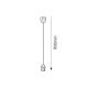 Rabalux Visilica Fix E27 1x MAX 60W bronzana (9920) - 9920