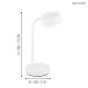 EGLO Stona lampa Cabales LED 4,6W 3000K, toplo bela - 99334